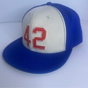 Baseballism‎ "Thank You" Jackie Robinson #42 Snapback Hat Cap OSFA